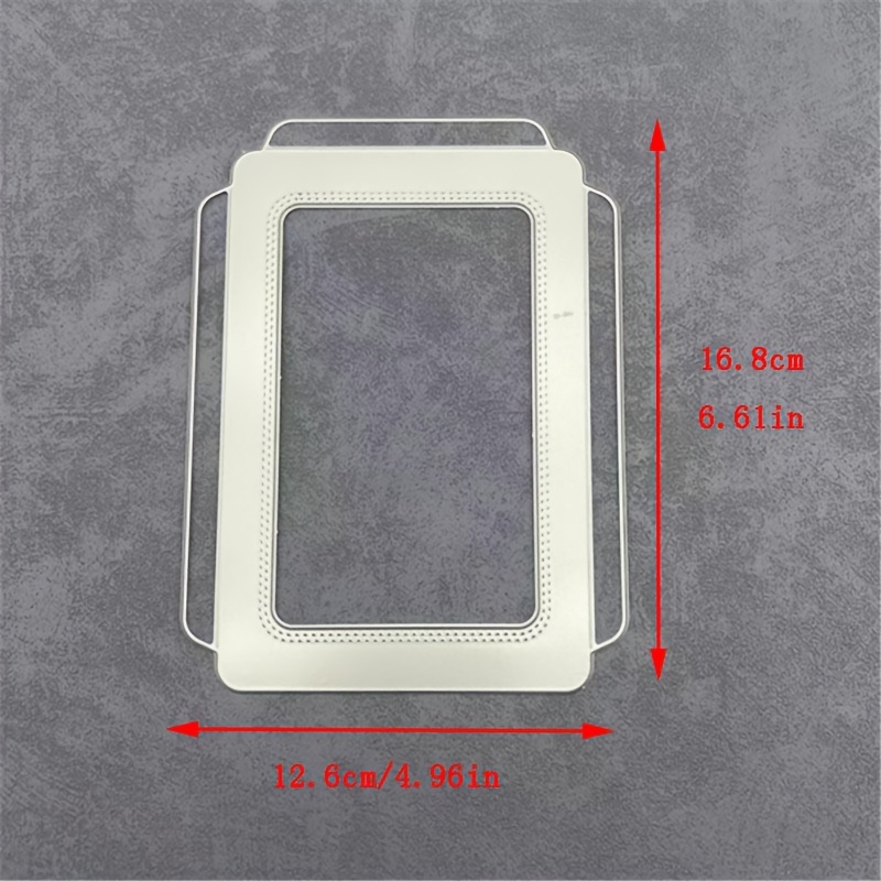 Image of Photo Frame Edging Border Metal Cutting Dies Stencil Diy Scrapbooking Album Paper Card Template Mold Embossing Craft Decoration