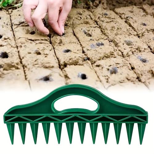 handheld sowing and soil drilling tools suitable for agricultural land garden vegetable planting made of pe material