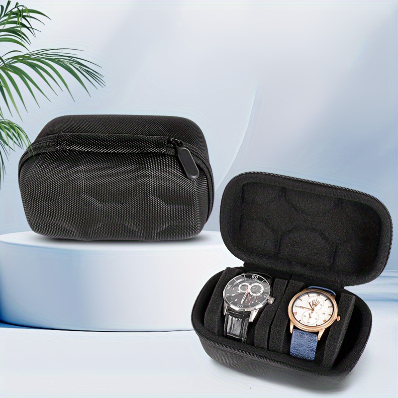 

Shockproof 2 - Portable, -fall Zippered Storage Box For Watches & Accessories,