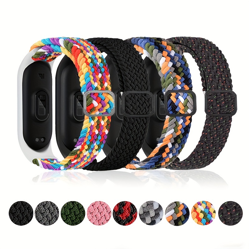 

Strap For Xiaomi Elastic Nylon Braided Adjustable Replacement Watchband Correa Bracelet For /7/6/5/4/3 Strap