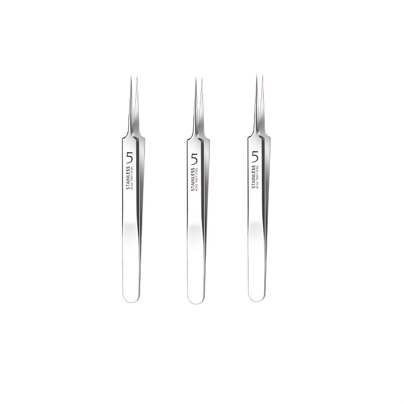 3pcs, Stainless Clamps, Laboratory Cell Tweezers