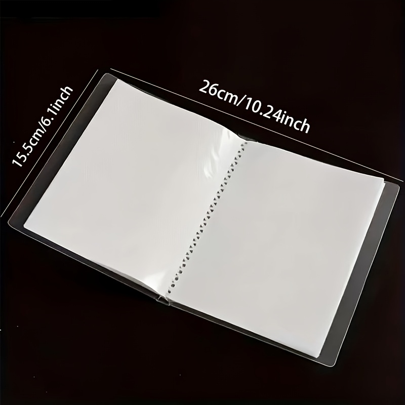 TEMU Large Capacity Binder Organizer. Tape, Photos, Stickers, Cards, Receipts, Invoices, Sticky Notes, Collection, And Picture Guide. Pocket-style