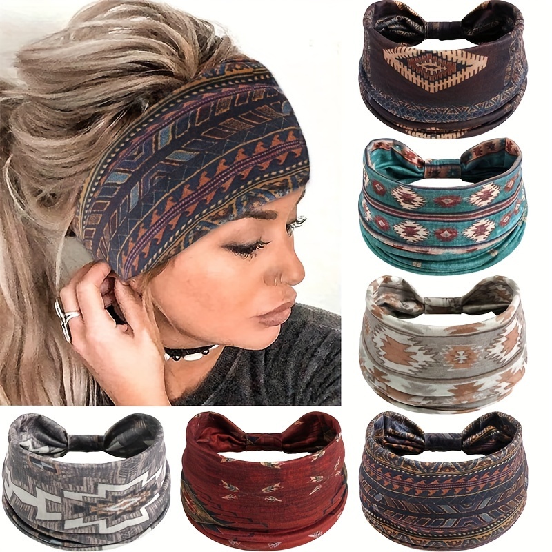 

6pcs Headbands For Women - , Stretchy &