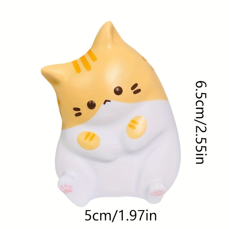 Cat Stress Balls Squishy Foam Toys Elastic Sensory Ball for Kids