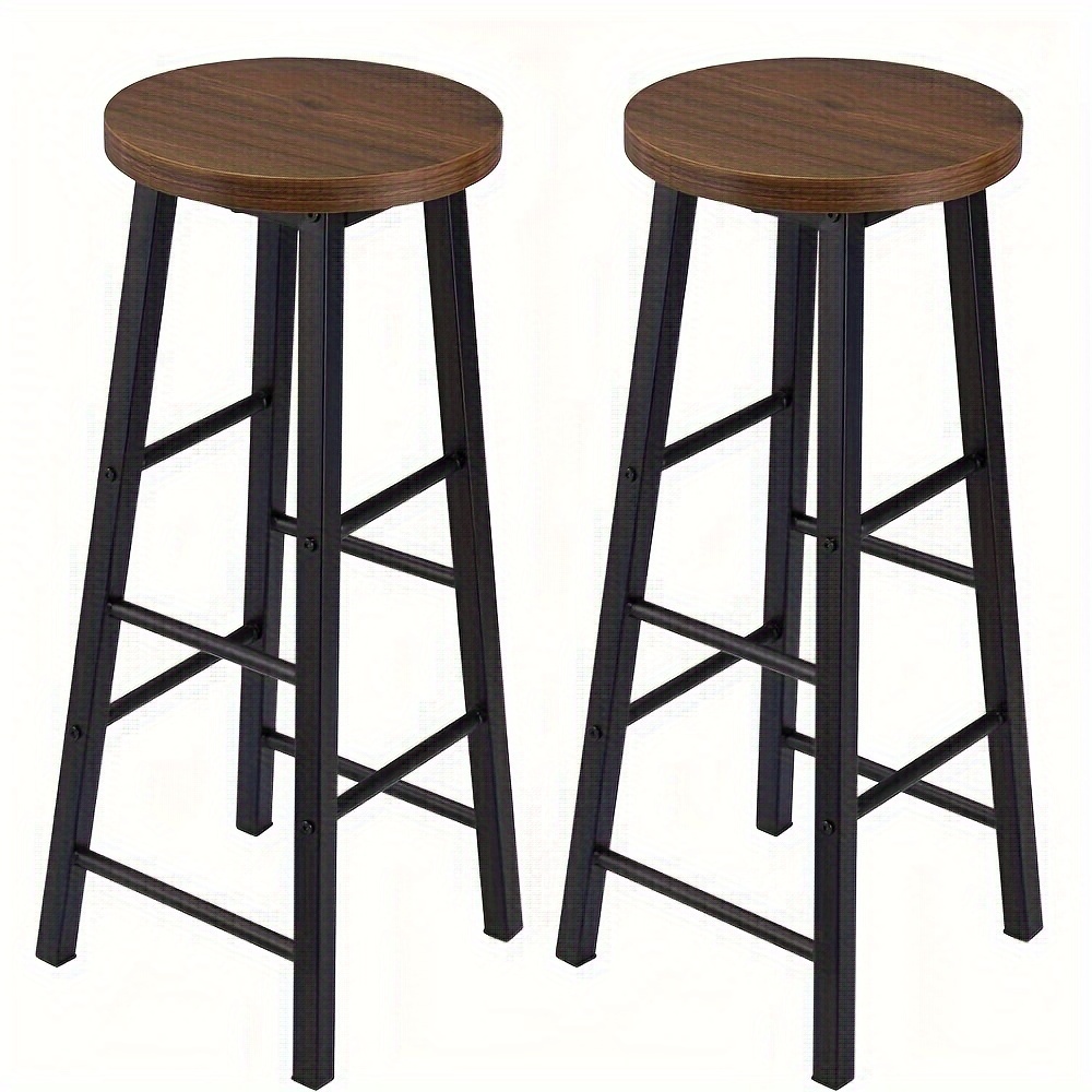 2pcs Bar Stools/ Bistro Stools/ Sturdy / Mdf Seating Area