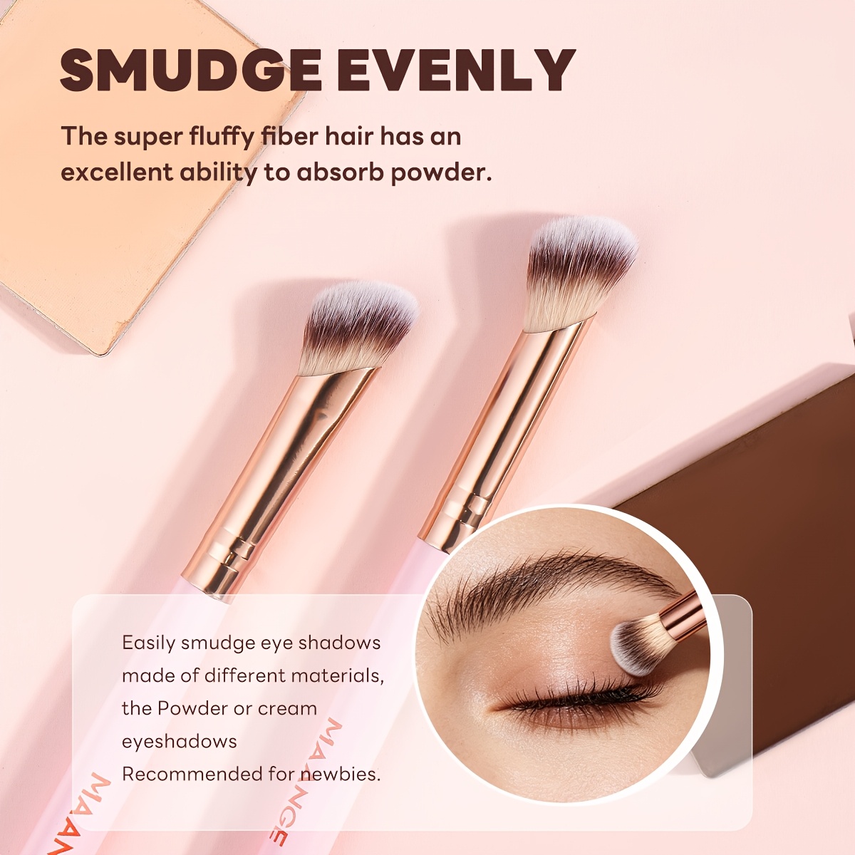 MAANGE Summer Pink 22pcs Soft Fluffy Makeup Brushes Set