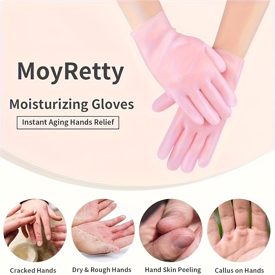 silicone moisturizing gloves socks set suitable dry cracked Temu