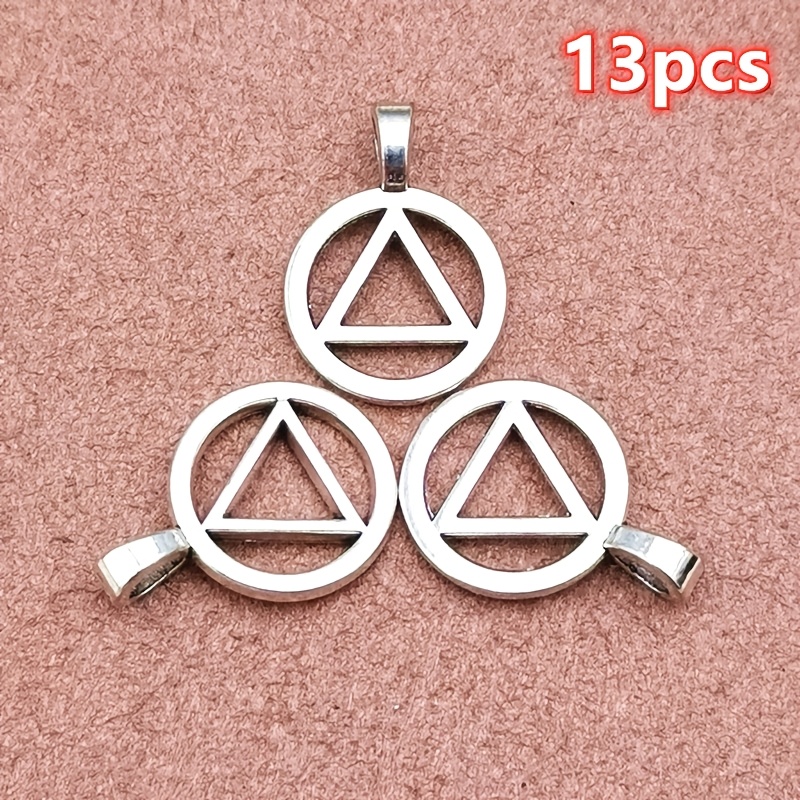 TEMU 13pcs Bohemian Vintage Geometric Charm Pendants Suitable For Making, Multicolor Suitable For Necklaces, Bracelets, Earrings, Bag Charms & Phone