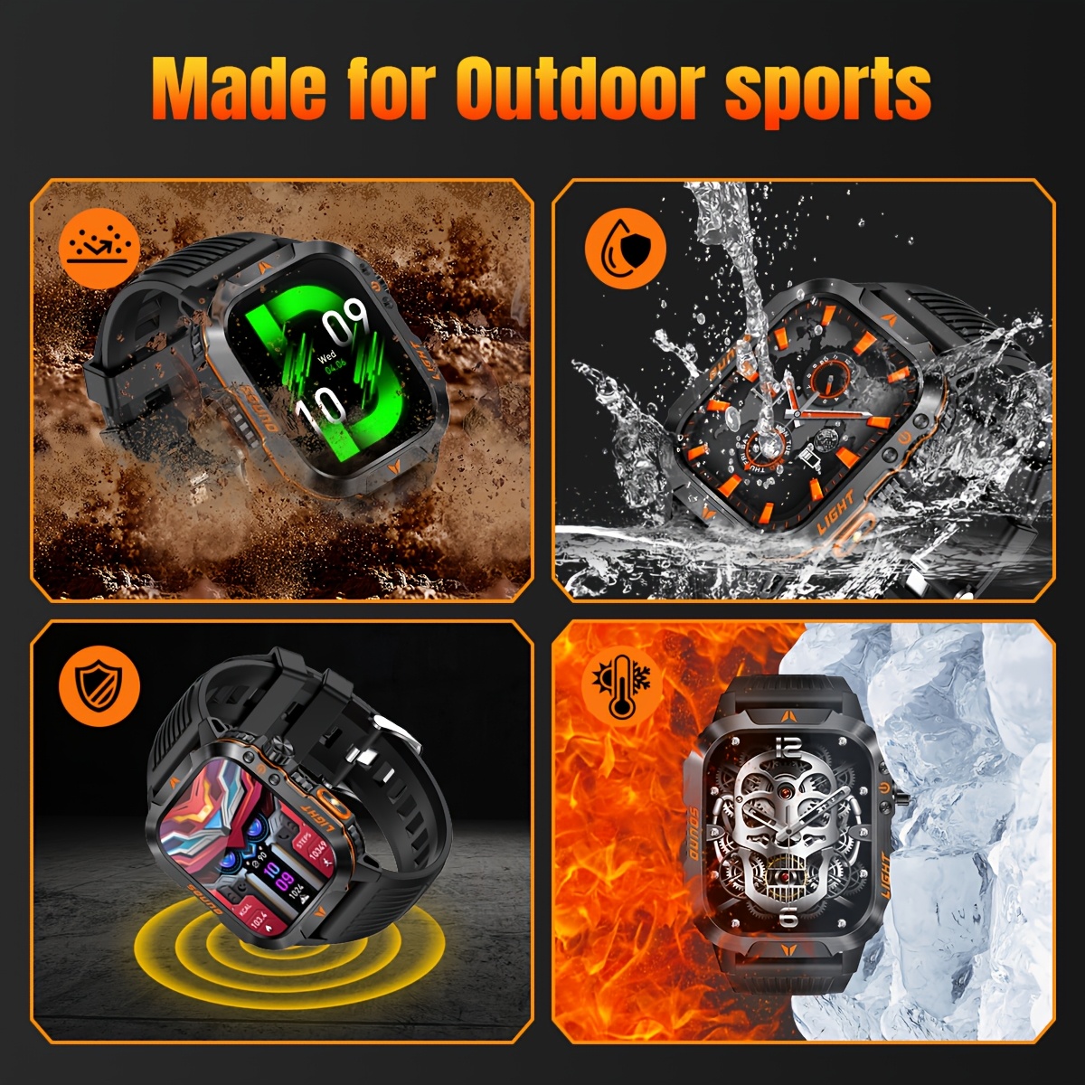 montre connectée homme qtllbt écran 02 appels fil Temu Switzerland