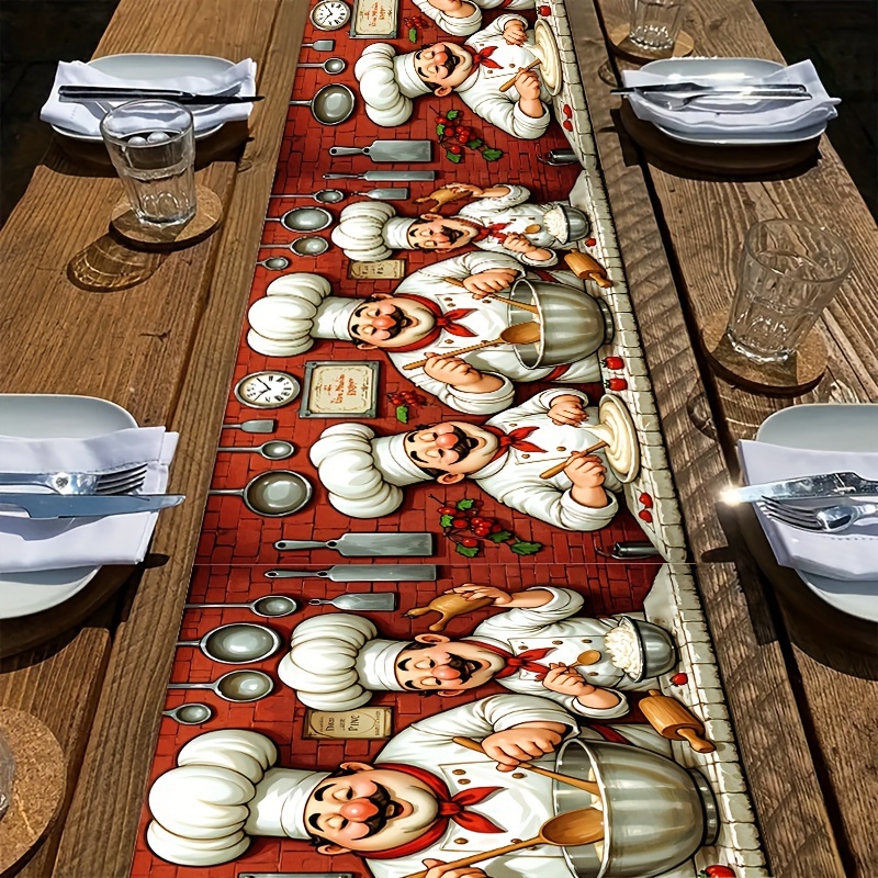

- Polyester Table - Rectangular Dining Decor For And Restaurant, Decoration, Party Supplies, - 1pc