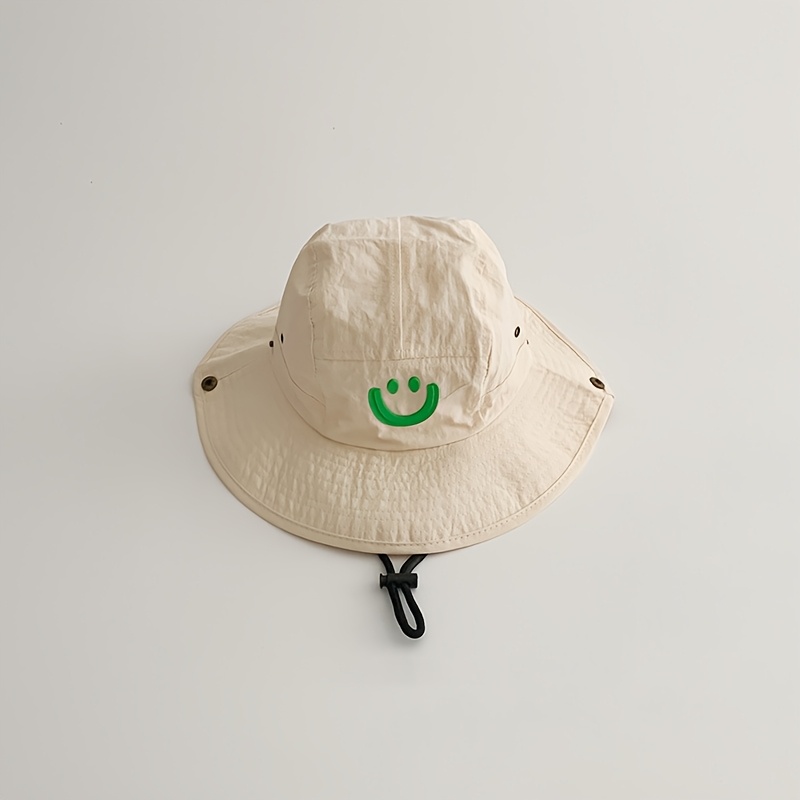 Image of 1pc Lightweight ' Face Sun Hat For , Wide Brim, Breathable Fabric, Mixed Colors, -6, Perfect For Outdoor Activities & Beach Trips, Beach Hat