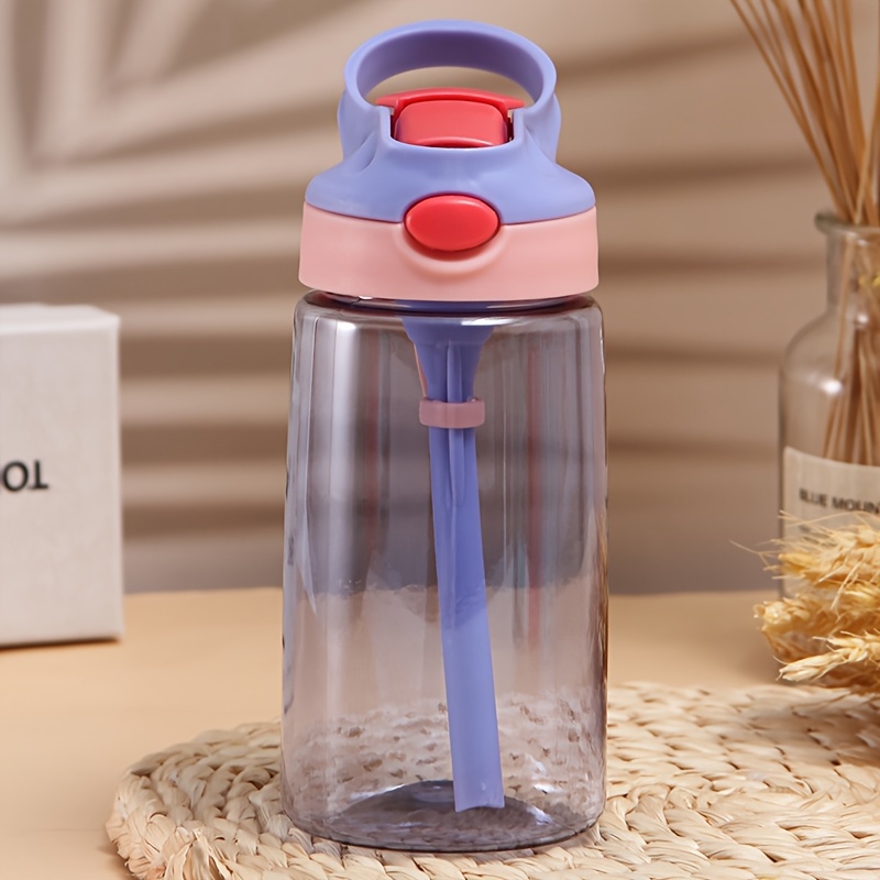 TEMU Personalized Back-to-school Gifts, 16-ounce Cartoon Water Bottles, Custom Name Cute Cups, Custom Bottles With Names, School Water Bottles, Straw