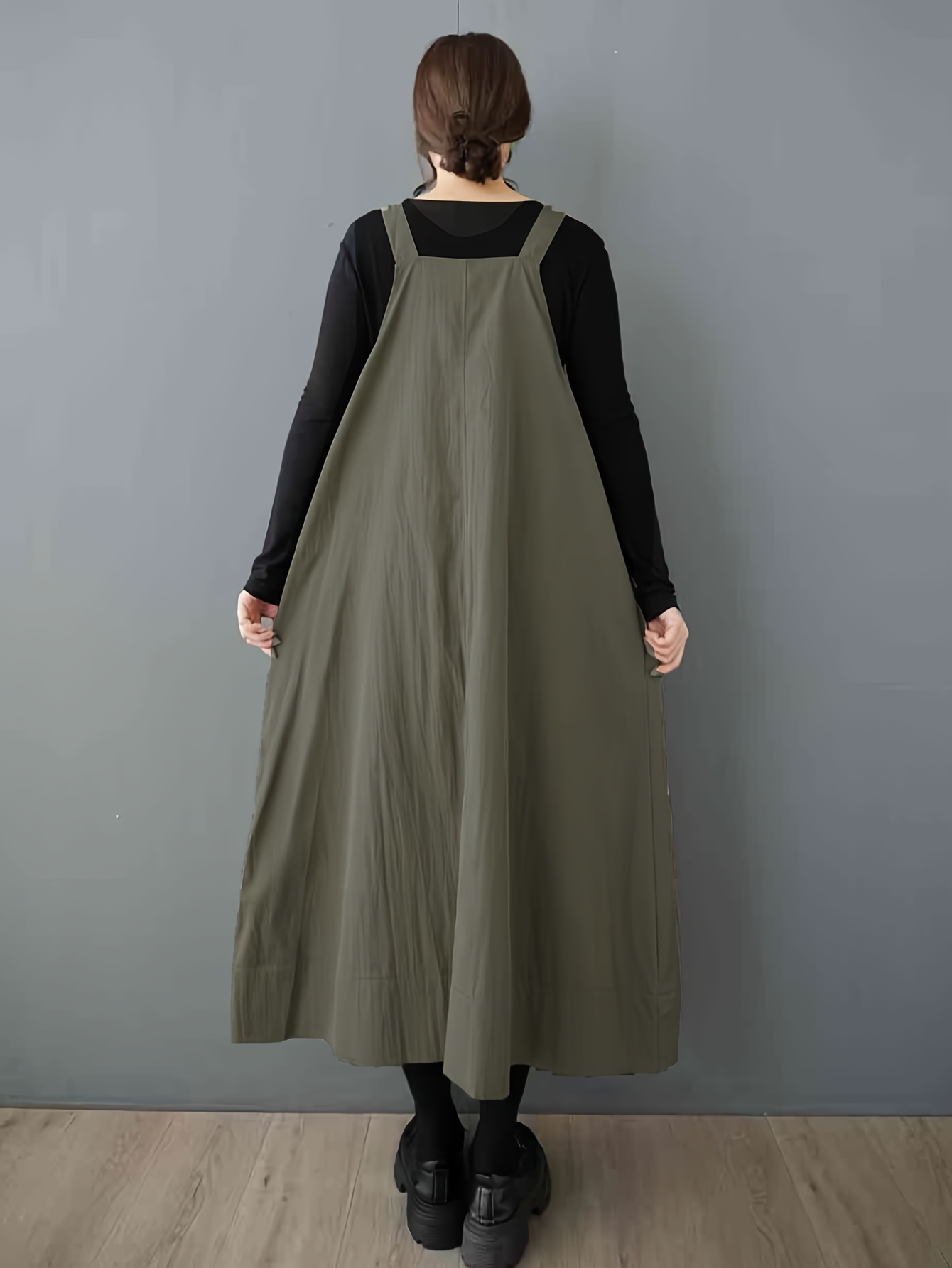 green emerald velvet dress Cadet Kelly Green Cargo Dress – She's A Doll main image 0