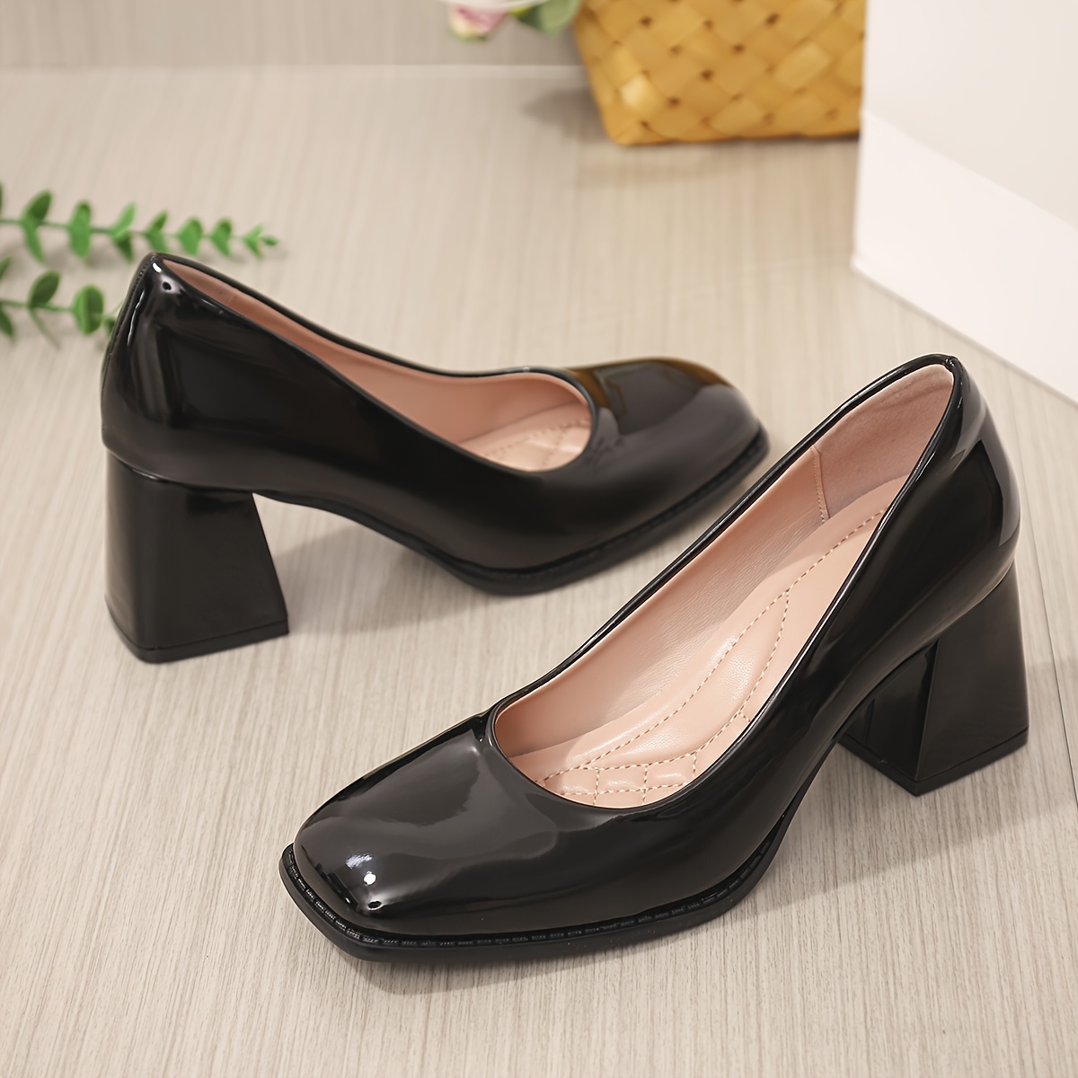 par hermosas elegantes zapatillas tacón Temu