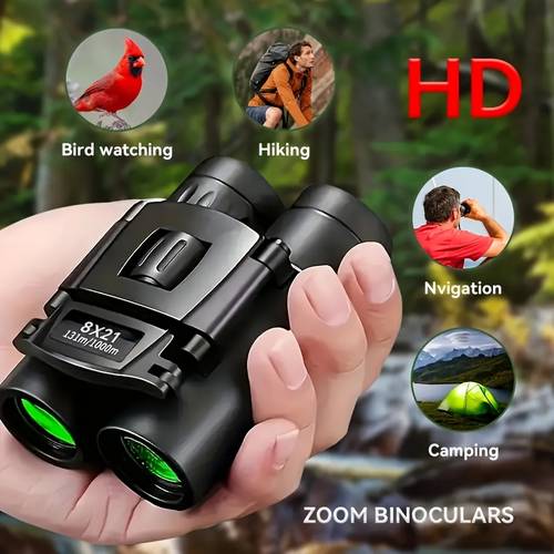 8x21 mini pocket binoculars small compact lightweight binoculars for concert theater opera folding binoculars w fully coated lens for travel hiking watching bird 0 38lb