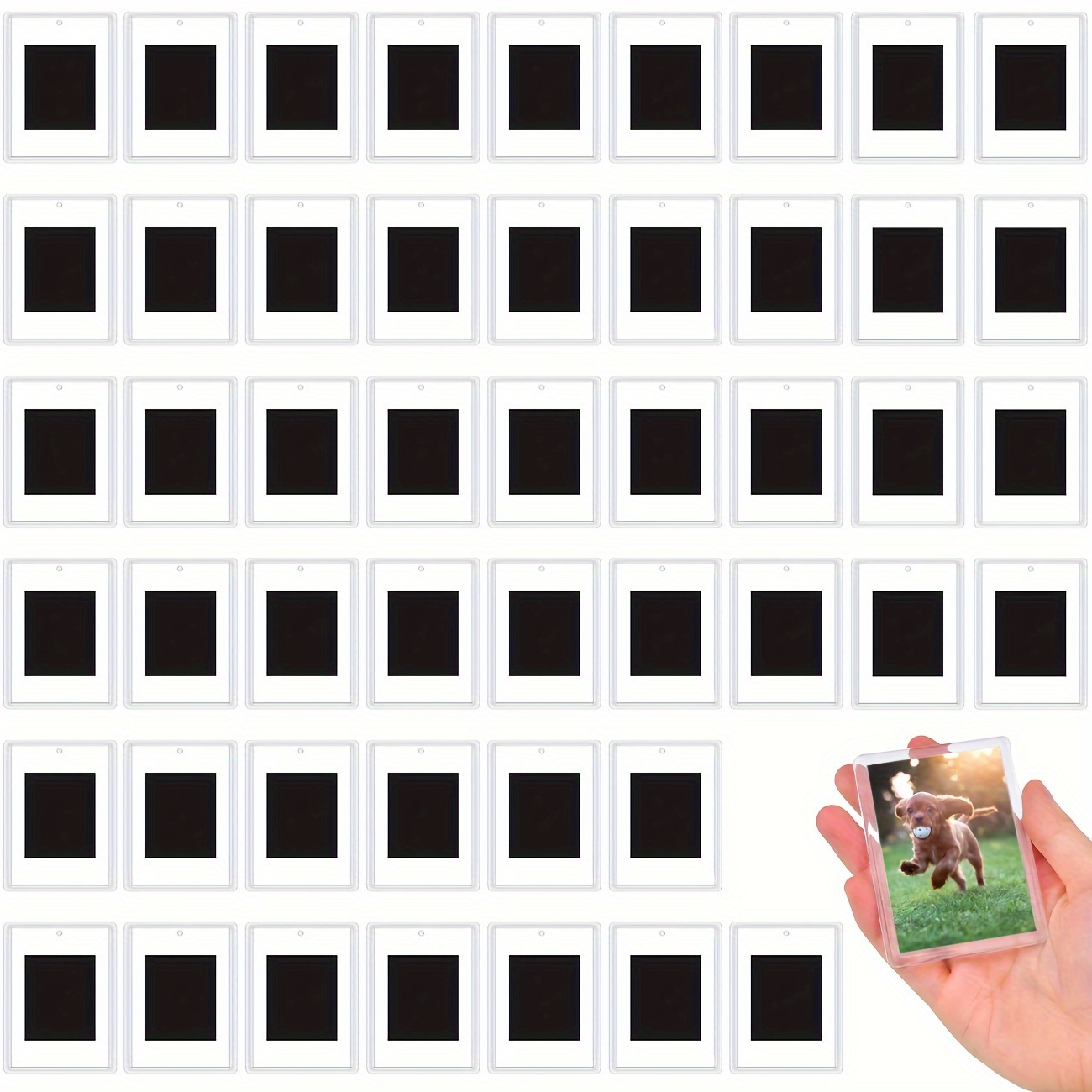 

50/100pcs Small For 7 X 4.5 Cm Photos, Blank For Refrigerator And Christmas Gifts