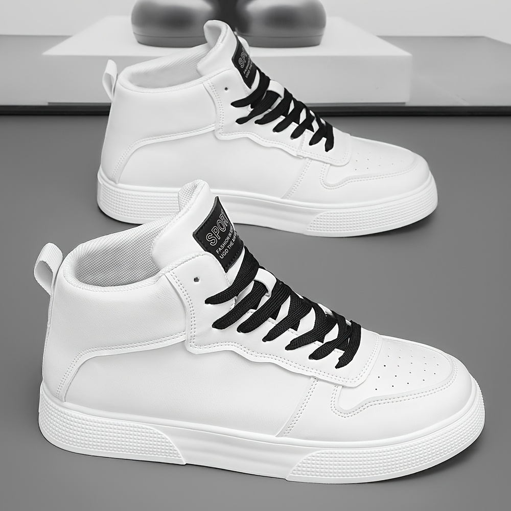 Zapatillas de Skate Casuales para Hombre Ligeras y Transpirables - Parte Superior Duradera de PU Antideslizante y Suela de PVC, Diseño Bajo con Cordones para Caminar al Aire Libre, Estilo Urbano Callejero - Zapatos Cómodos para Todas las Estaciones, Zapatillas Casuales | Diseño Elegante del Zapato | Confort Transpirable, Zapatos de Skate