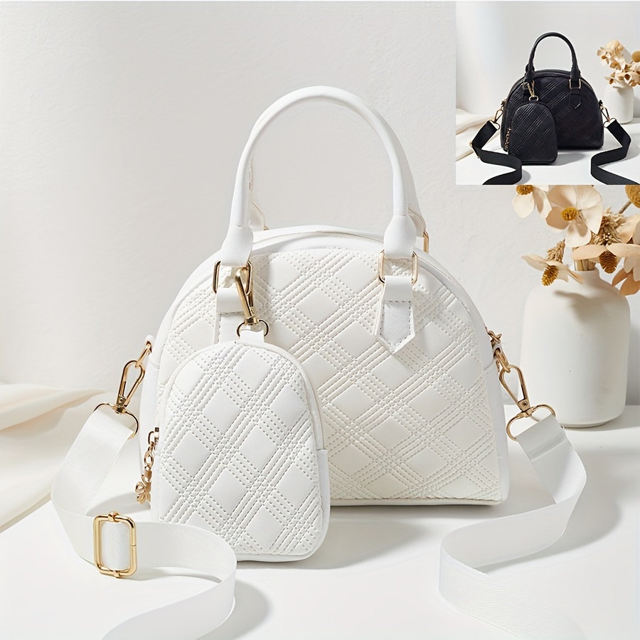 

[ ] Embossed 's Bag Set - & , Detachable , Zip - In /