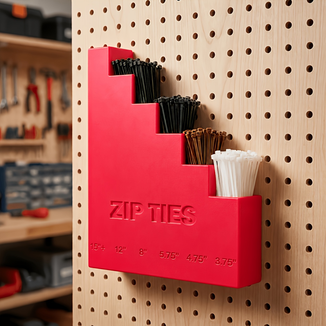 TEMU Strap Organizer, Wall-mounted Heavy Duty Hook-style Strap Holder, Durable Rack, For Garage Workshop Tool Organization And Storage Storage And