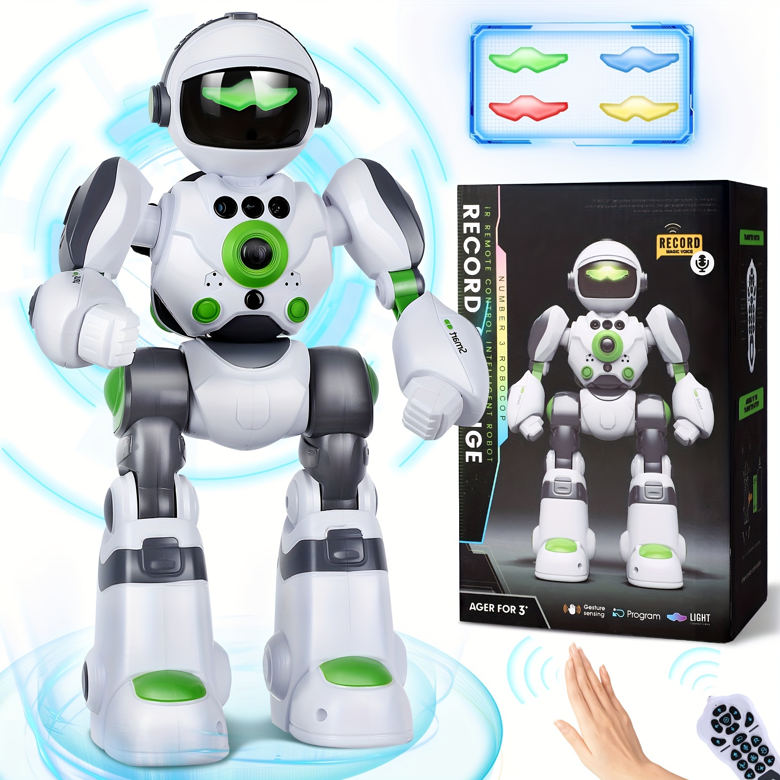 

Dancing Robot Toy - Record Voice And Music, For Toddlers, Ideal Birthday And Christmas Gift