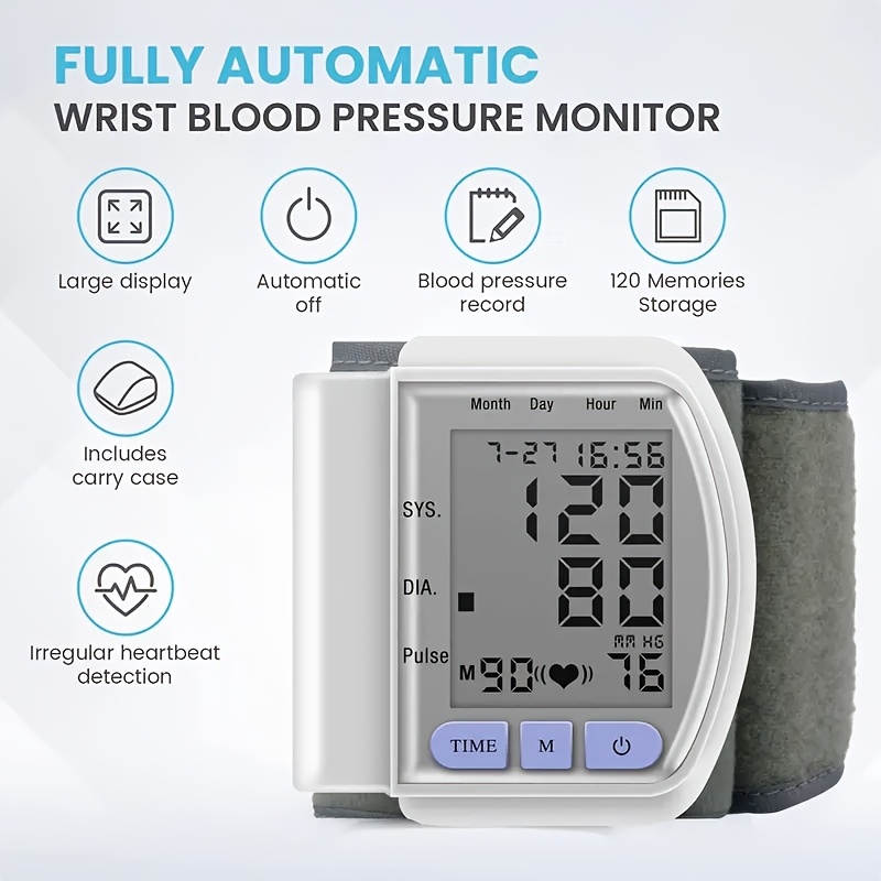  kun automatic wrist   digital   with large lcd and adjustable cuff Product details 3