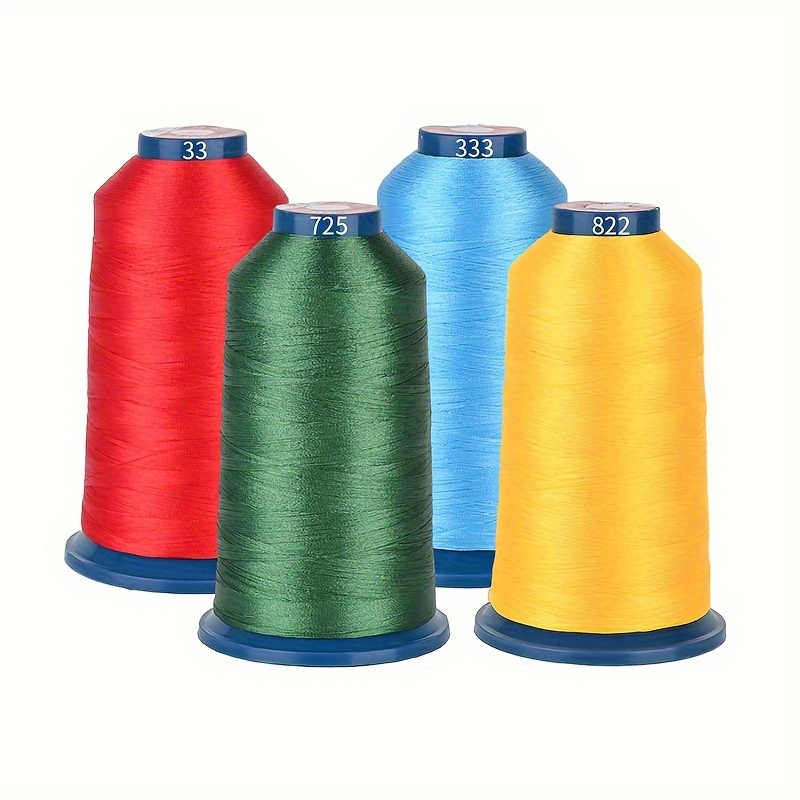 

Bai& Embroidery Thread 4 Rolls 40wt Polyester Thread For All Commercial & Embroidery Machines.