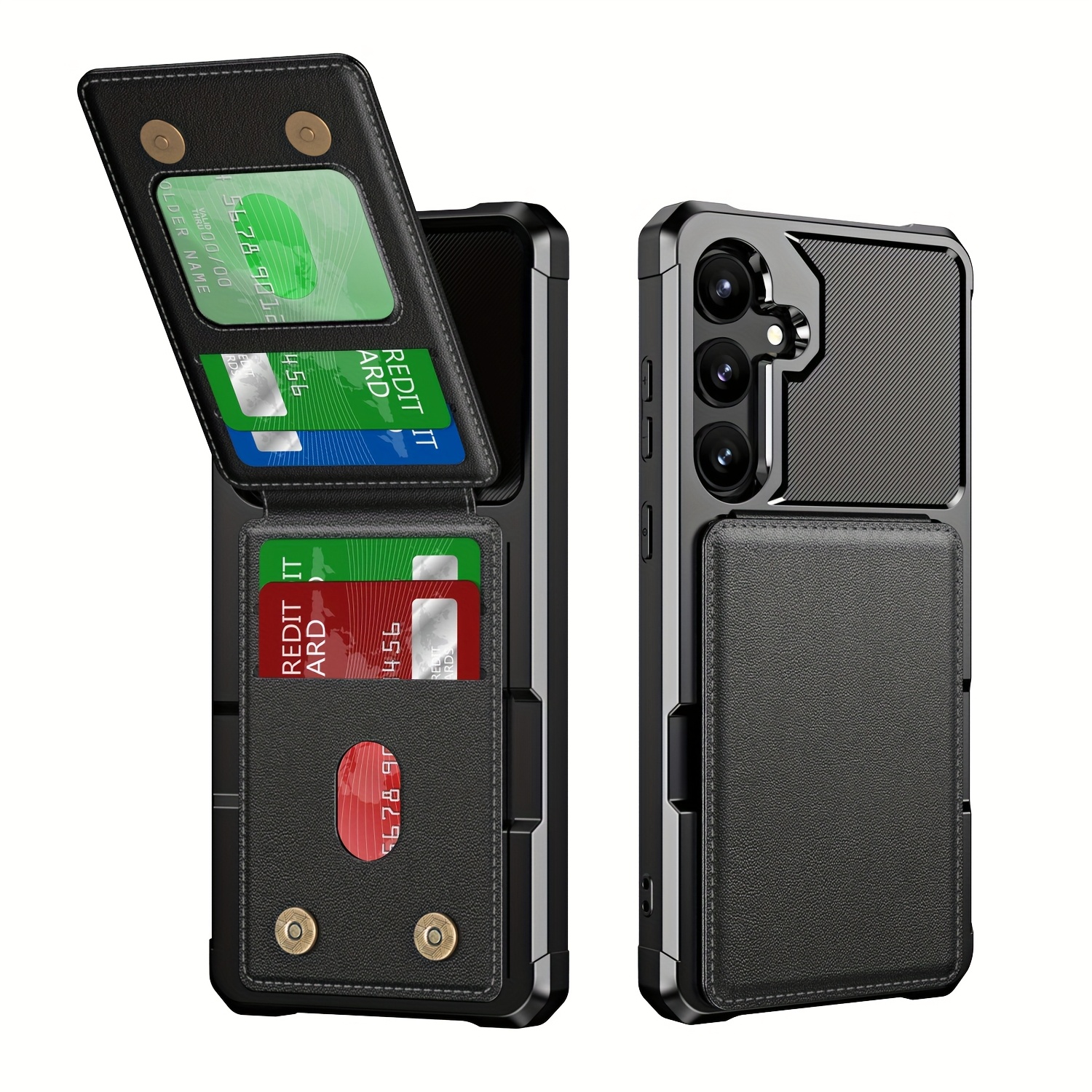 TEMU Phone Case - A Creative Protective Case For A56, Designed To Hold Cards And , Drop Protection. Suitable For Models A36, A55, And A35, And Is A