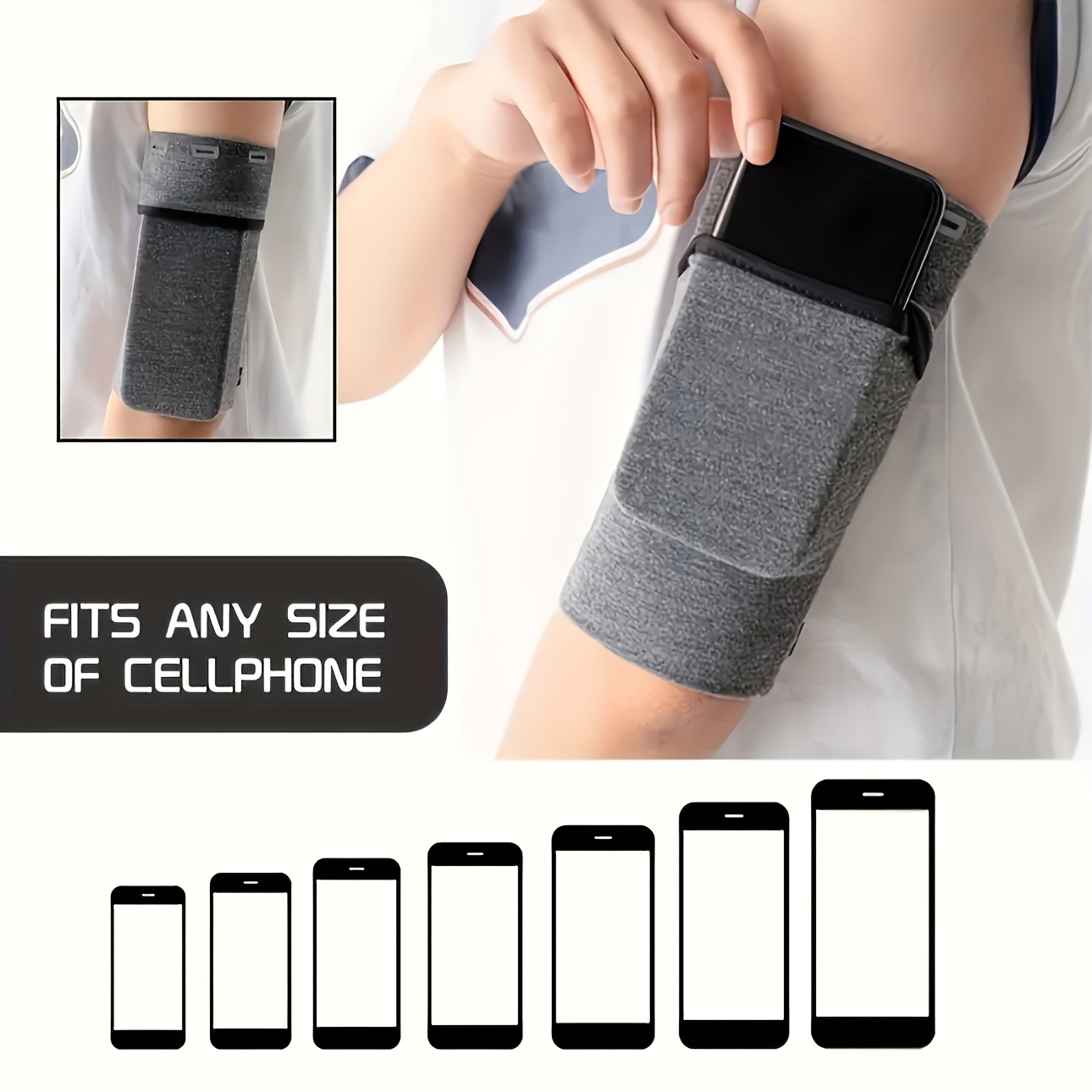 

Sports Mobile Phone Arm Bag For Men And Women, Outdoor Fitness Equipment, Running Arm Bag