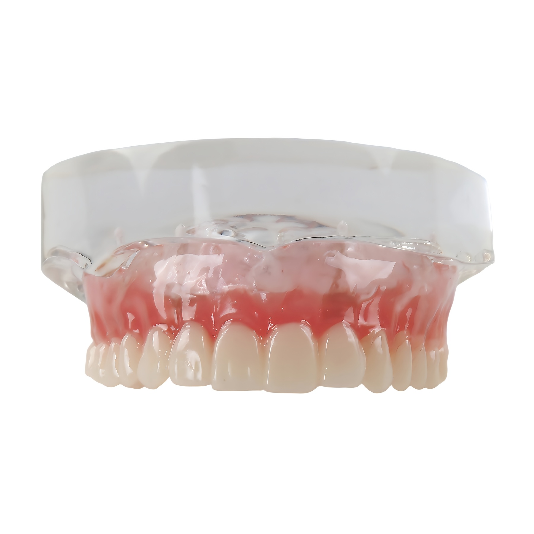 Teeth Oral Teaching Dental Upper/lower Jaw Dentures 4 Pegs Implant Teeth Model Removable Doctor-patient Communication Teeth Model