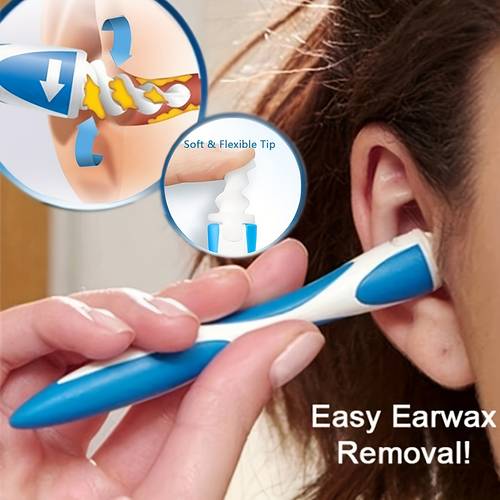 16 1 handle with storage box reusable earplugs ear spoon with spiral ear cleaner earplugs and ear spoon