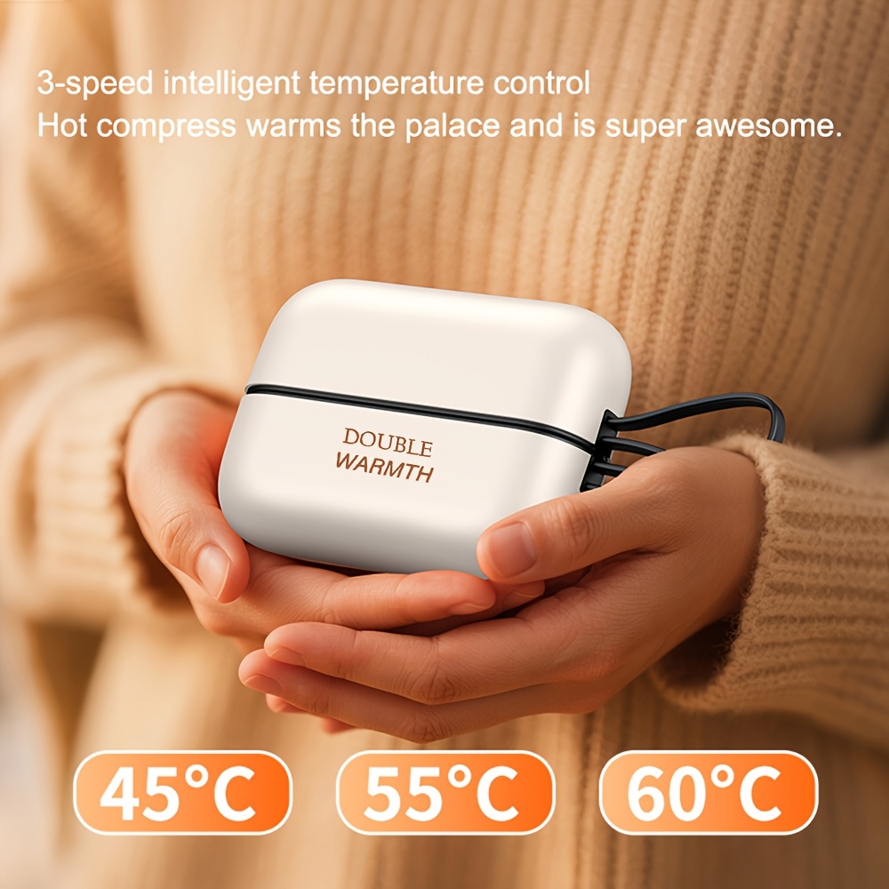 2个装 磁吸充电手持保暖器 | 电动ai手持保暖器，口袋便携式手部加热器，男女通用，狩猎必备品，usb充电，锂离子电池，abs材质 商品详情 4