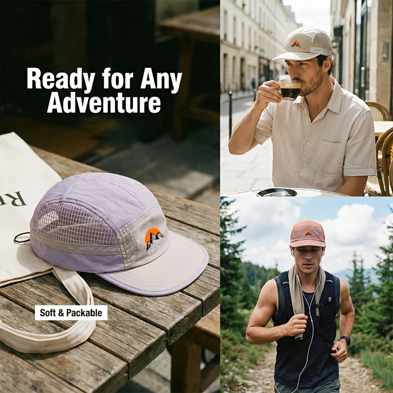 Japanese Mountain Cap with Quick-Dry Technology for Hiking