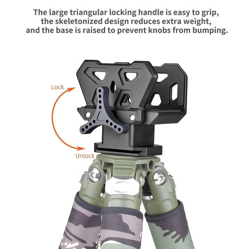 NEW Aluminum Shooting Saddle Tripod Mount Tactical Clamp Outdoor