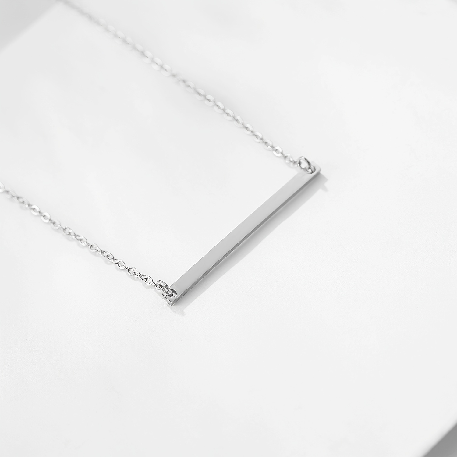 Women's Minimalist Long Geometric Pendant Necklace