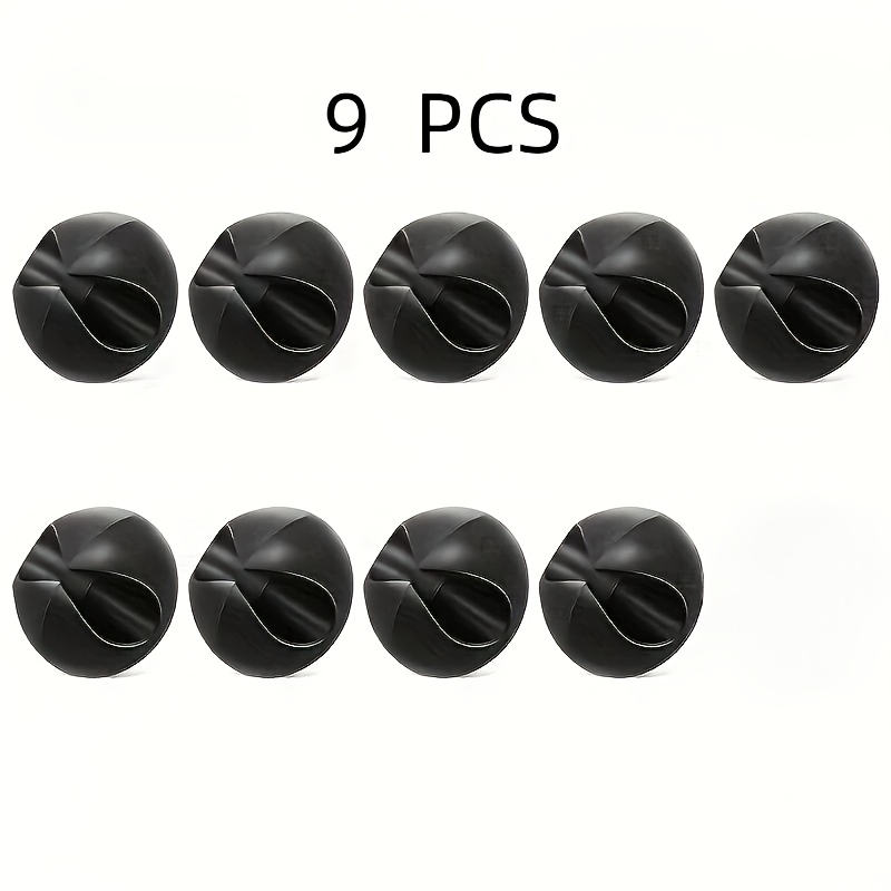 TEMU 9pcs Of Car Dashboard Hook Set, Used To Organize Mobile Phone Charging Cables And Earphone Cables, Designed As Clips, Used To Organize Interior
