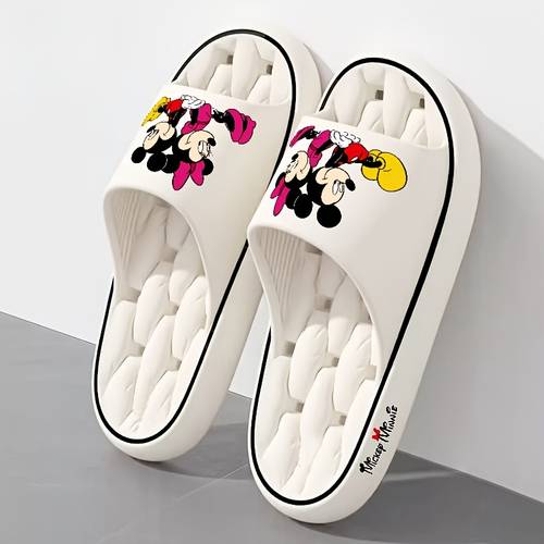 womens slippers comfortable non slip open toe design for home bathroom slip on shoes with cartoon patterns home slippers eva material house slipper