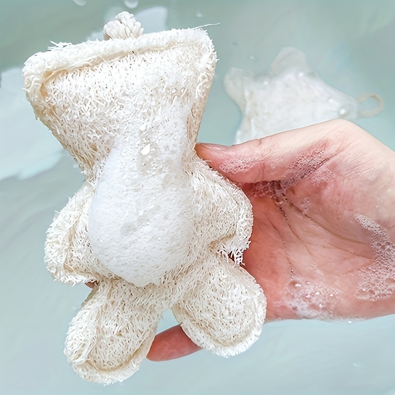 Esponja de ducha de lufa de baño, esponja para el cuerpo, exfoliante, bola  (6 unidades)