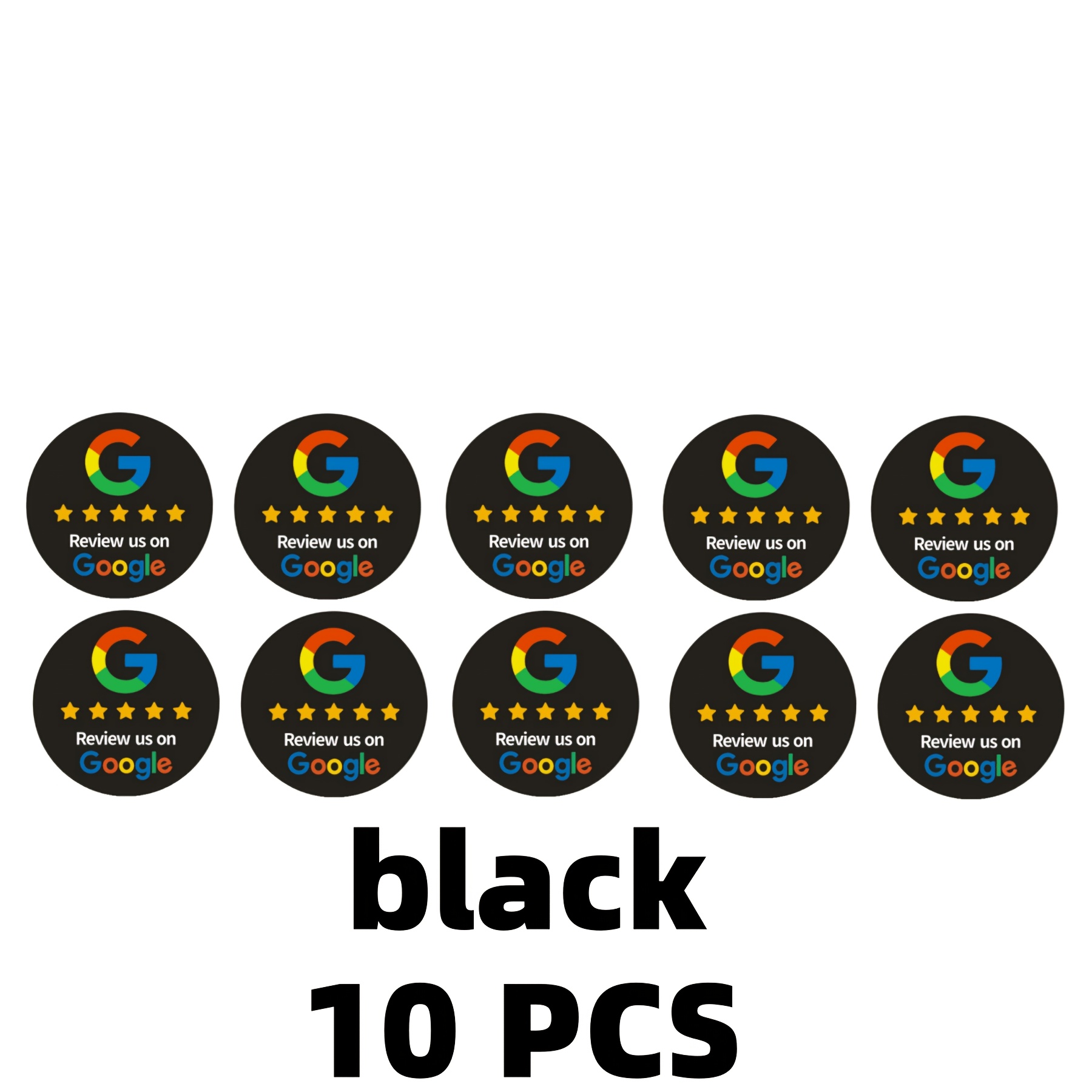 TEMU Adesivi per tavolo, Adesivi per recensioni positive, Adesivi per recensioni NFC, Biglietti da circolari, Adesivi NFC circolari, Carte per
