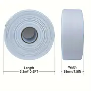 1pc waterproof caulk tape 1pc vinyl caulk tape waterproof self strip for bathroom toilet bathtub leak proof bathtub caulking tape shower sealing tape ideal for bathroom and kitchen details 0