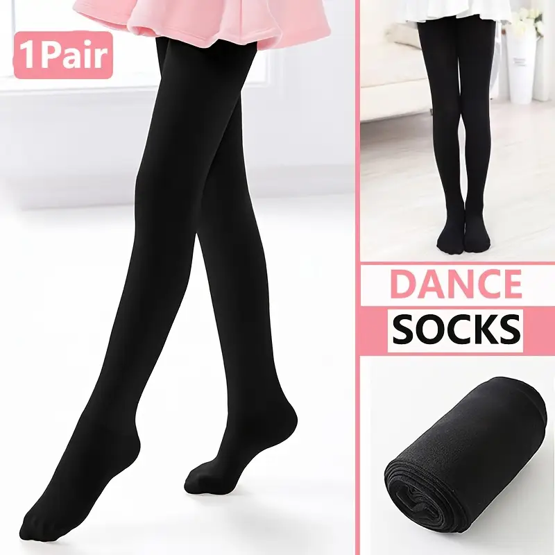 Collant Per Bambine 40 DEN - Morbidi, Opachi E Comodi Per Scuola, Danza O Tutti I Giorni - Taglie 3-12 Anni - Foto 4