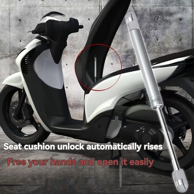 

Motorcycle Seat Cushion Hydraulic Lift Rod - Iron, Easy-install For Street Bikes With Automatic