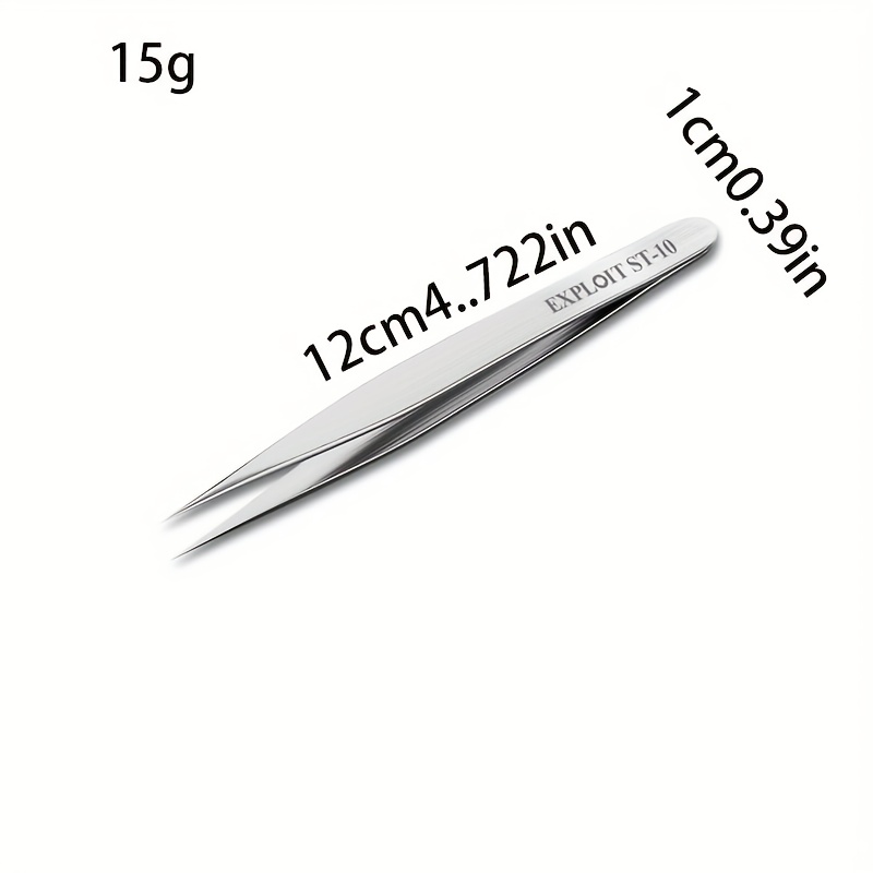 E-shop KA-11 Spitze Handy-Reparatur Fingerabdruck-Lötpinzette, Hochharte Nichtmagnetische Klemme geeignet für Präzisionskomponenten von