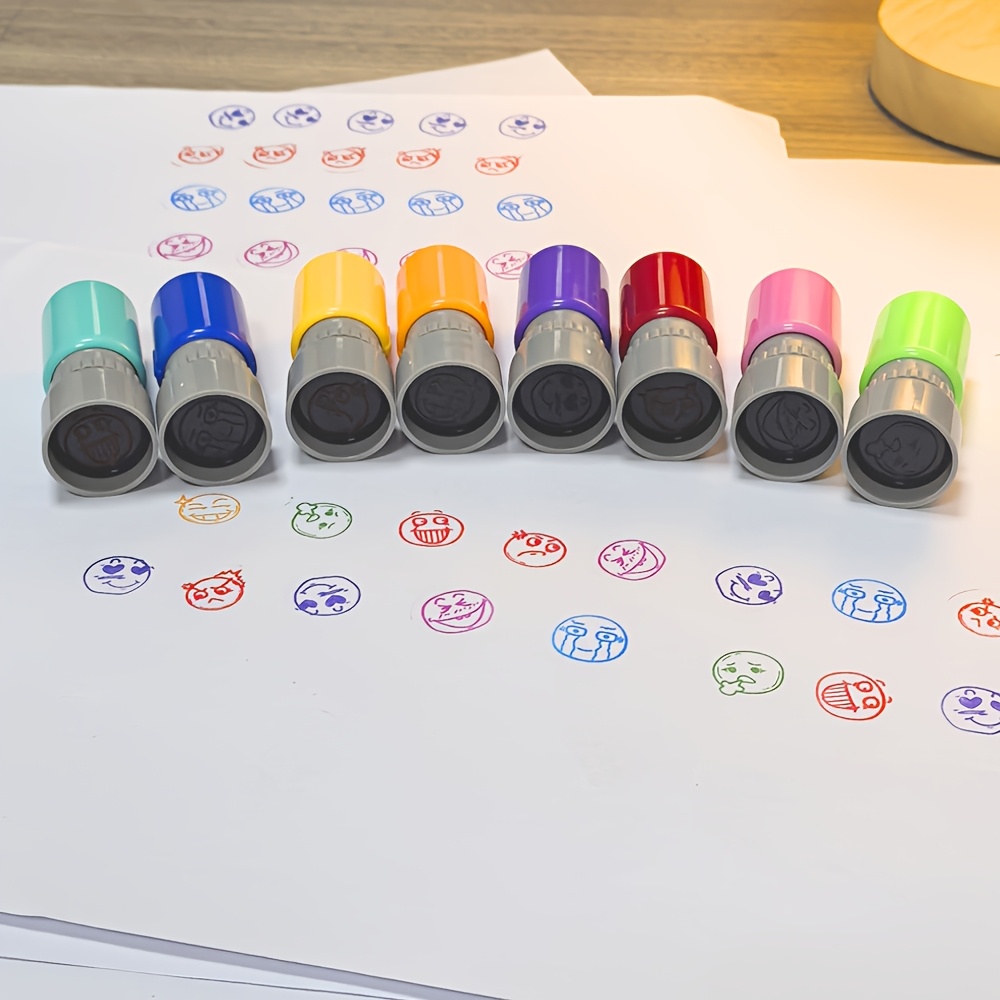 Colorful Mood Diary Stamp Set for Expression Marking