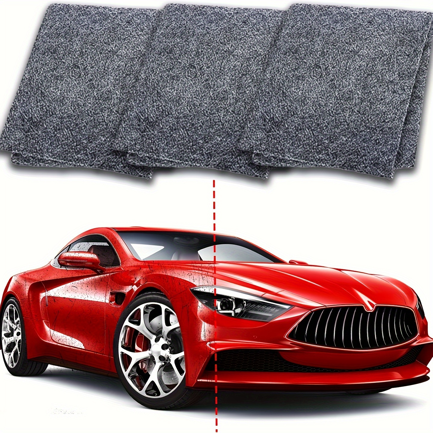 

Nano Sparkle - Nano Sparkle Cloth Car Scratch Remover, Nano Cloth, Sparkle Cloth, Nanosparkle Cloth For Car Scratches, Shine Cloths For Car Scratches, With Scratch Repair And Polishing Function