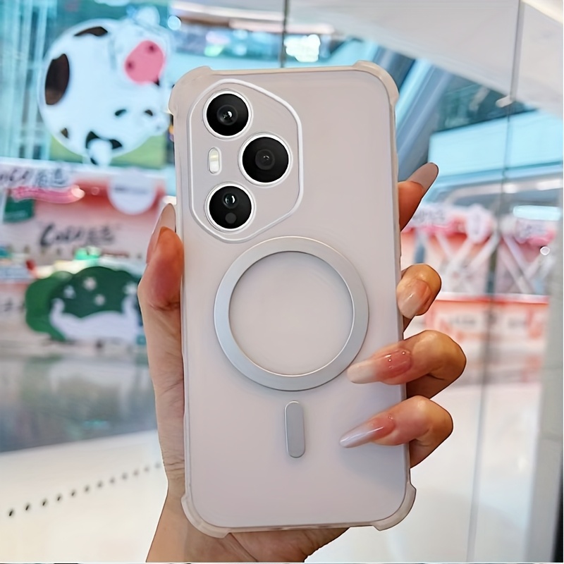 YUEQIAN Cover Magnetica per Honor 400 Pro 5G, Compatibile con Ricarica