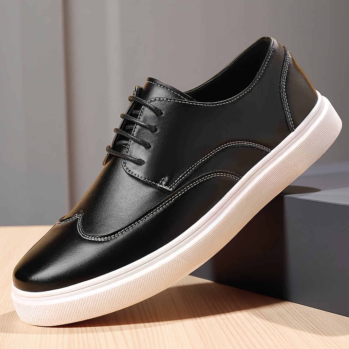 semi formal shoes men sold on Temu United States
