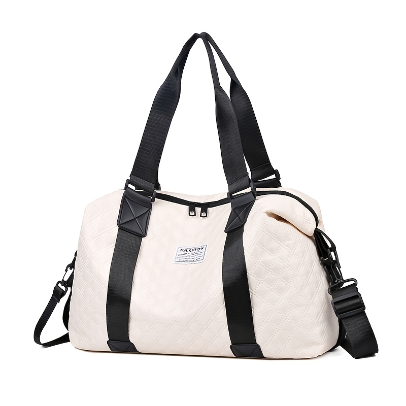 E-shop Tragbare Reisetasche Damen Kurzer Geschäftsreise Gepäcktasche Mann Trocken- und Nass-Trennung Training Yoga Fitness Tasche [Reißverschluss