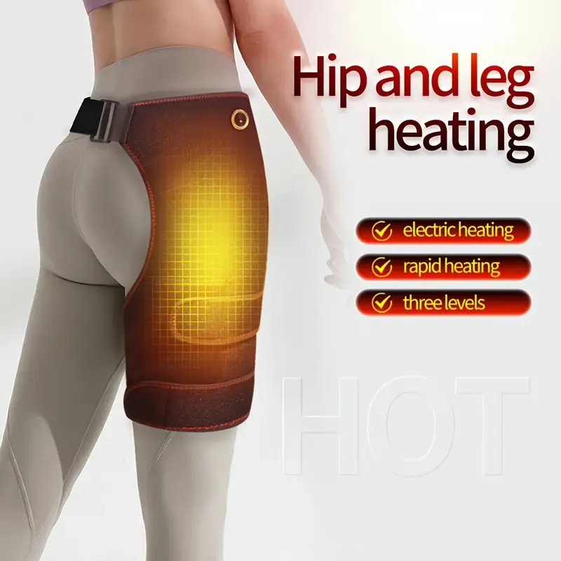 usb powered hip heating pad with automatic kneading massage portable thigh hip support for lower back black christmas gift daily use design best for christmas Product details 3