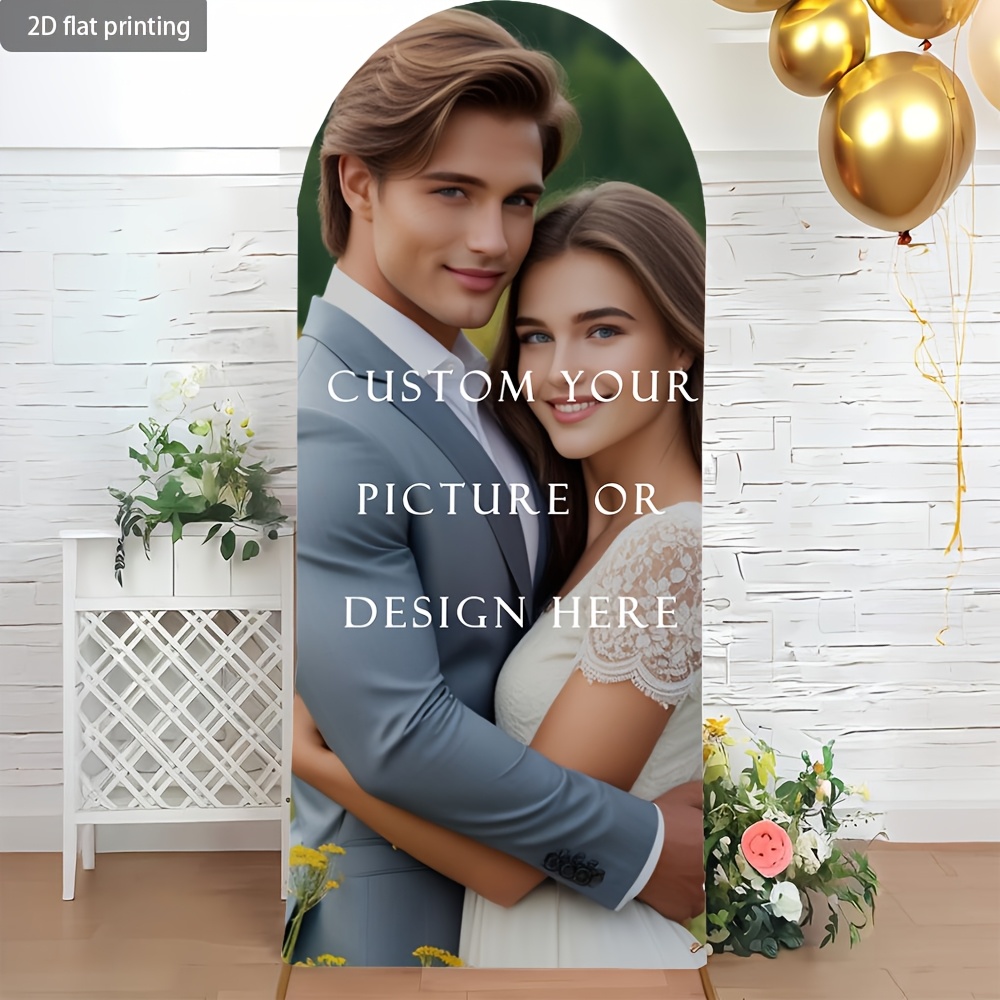 custom arch backdrop cover sold on Temu United States