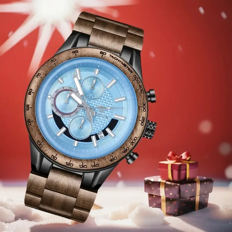 Quartz Horloge Heren Horloge Met Armband Poedagar 810 Mode Luxe